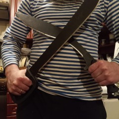 Мачете COLD STEEL LATIN D-GUARD MACHETE CS_97AD18S